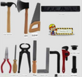 Children's Plastic Tool Set (One Set)