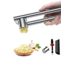 Stainless Steel Garlic Press and Chopper, Removable