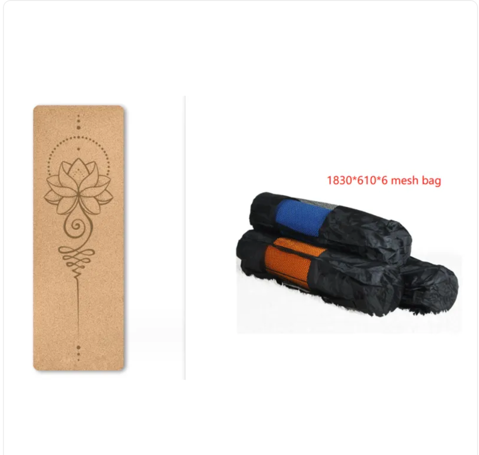 Eco-Friendly Non-Slip Cork Yoga Mat