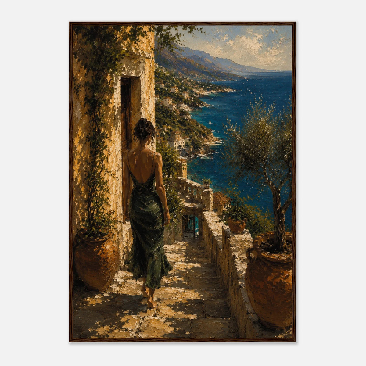 MEDITERRANEAN STUDIES — Arrival, Framed Art Print