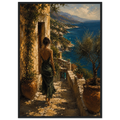 MEDITERRANEAN STUDIES — Arrival, Framed Art Print