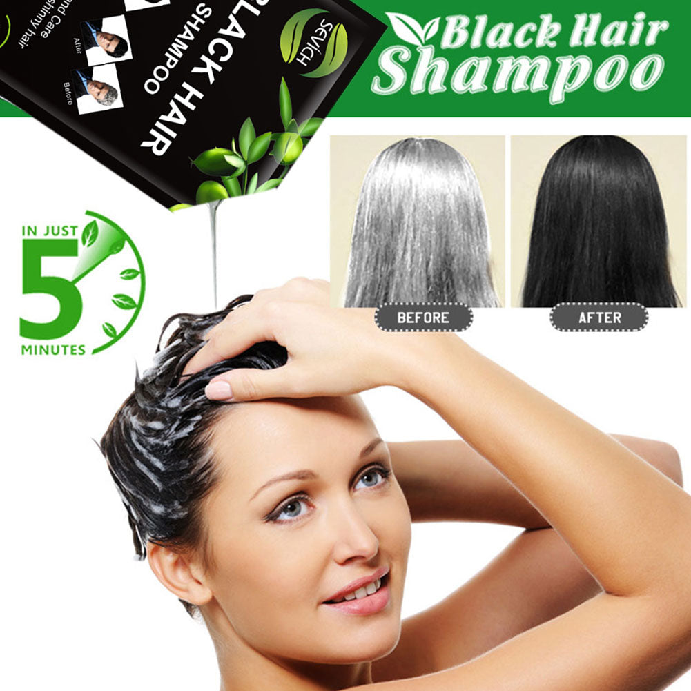 Sevich One Wash Black Hair Dye - Plant-Based Formula