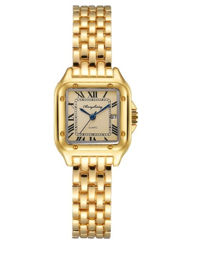 Quartz Women's Watch with Stainless Steel Band (Single)