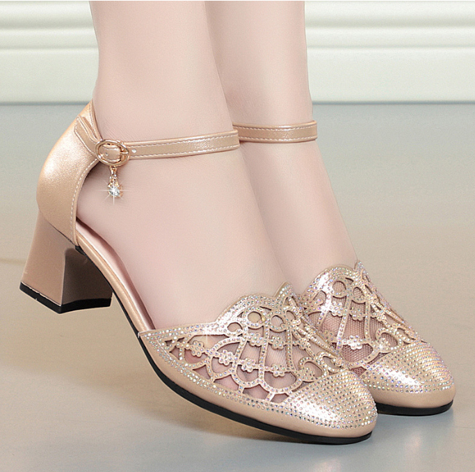 Soft Sole Sandals with Chunky Heel for Women (One Pair)
