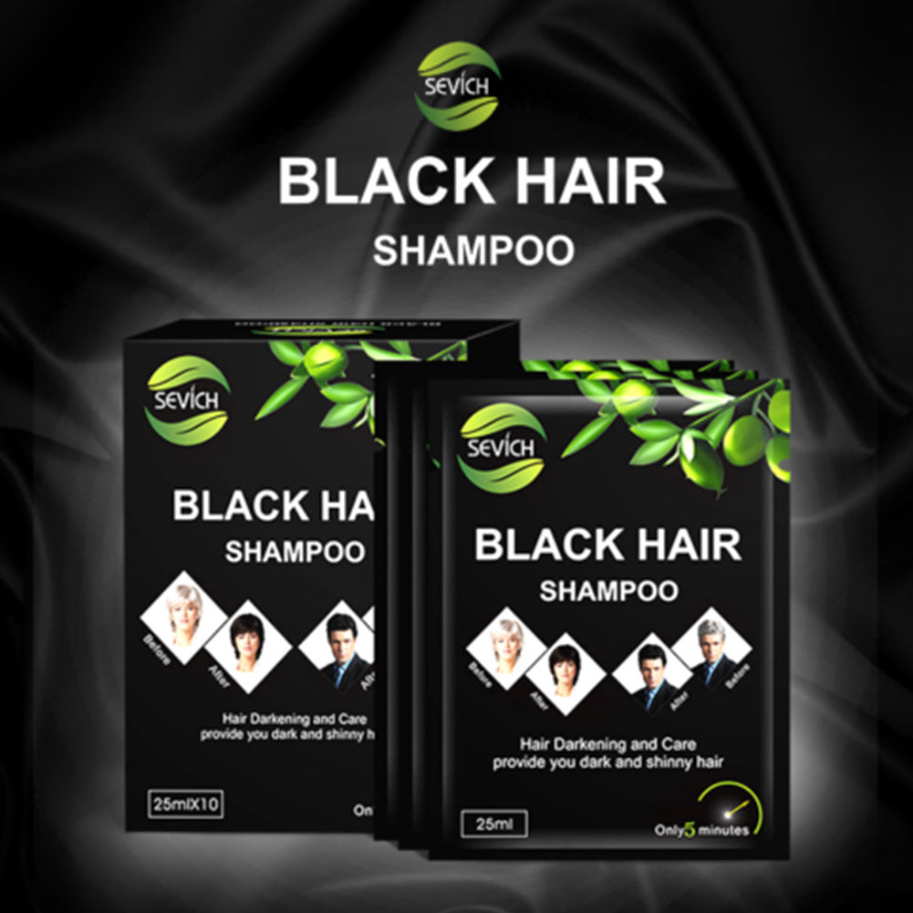Sevich One Wash Black Hair Dye - Plant-Based Formula