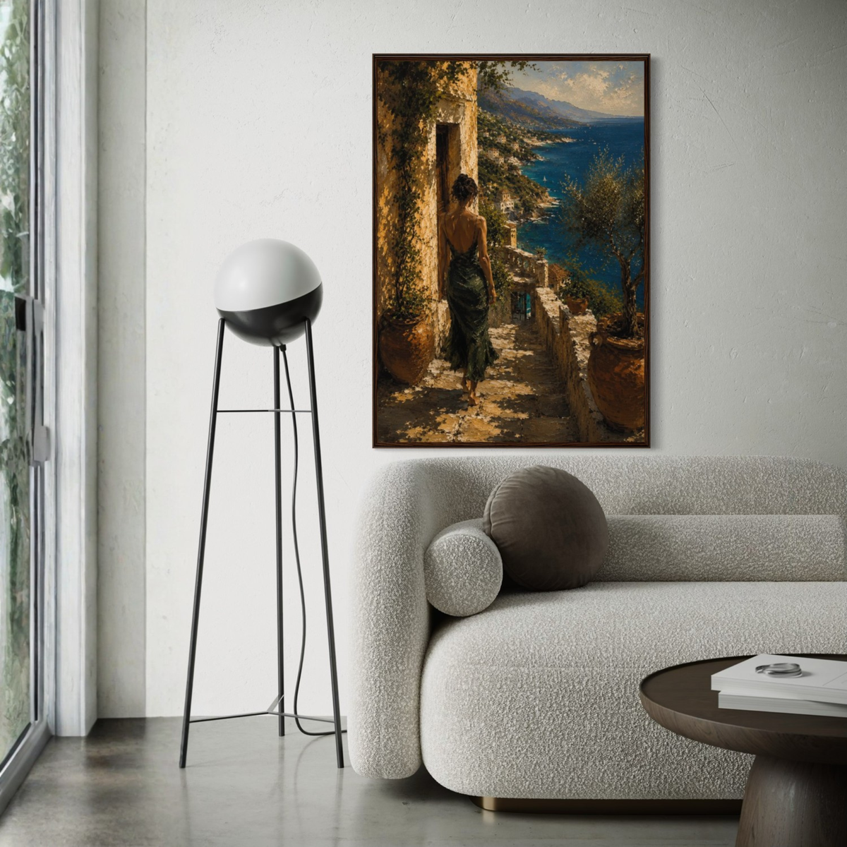 MEDITERRANEAN STUDIES — Arrival, Framed Art Print