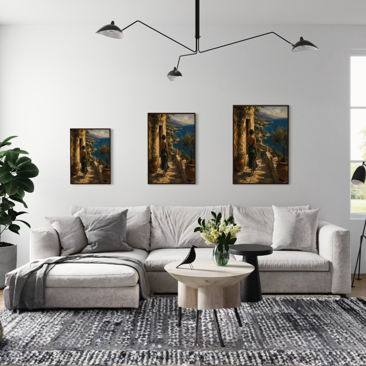 MEDITERRANEAN STUDIES — Arrival, Framed Art Print