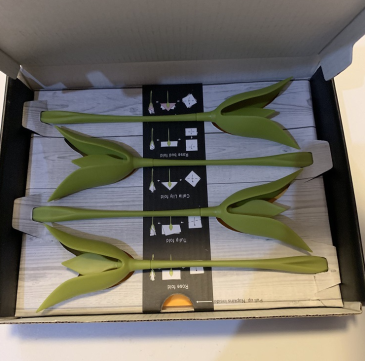 Tissue Flower Tools And Napkin Holder Set