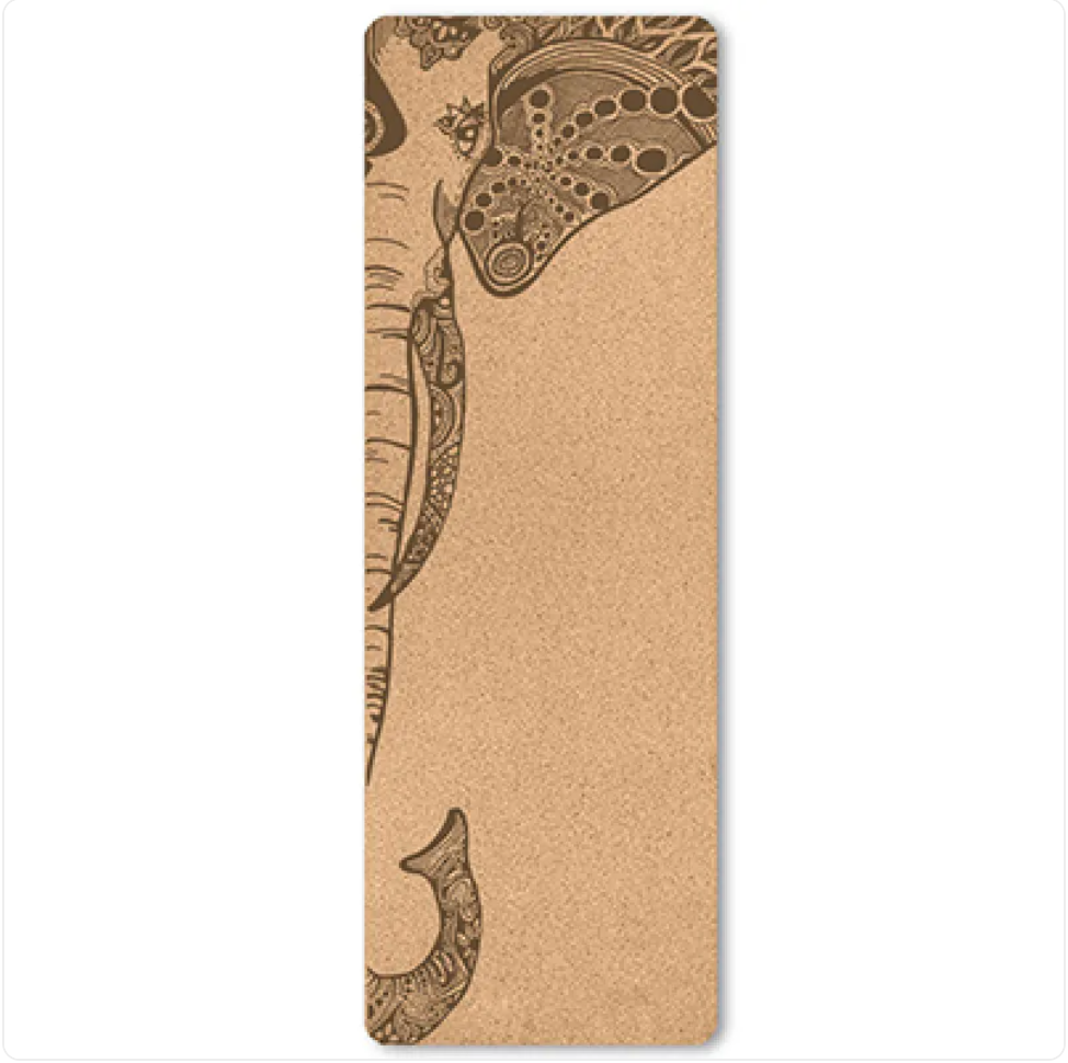 Eco-Friendly Non-Slip Cork Yoga Mat