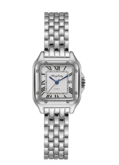 Quartz Women's Watch with Stainless Steel Band (Single)