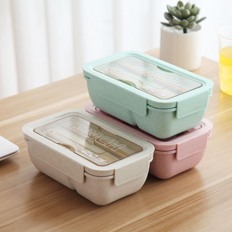 Wheat Straw Fiber Eco-Friendly Lunch Box