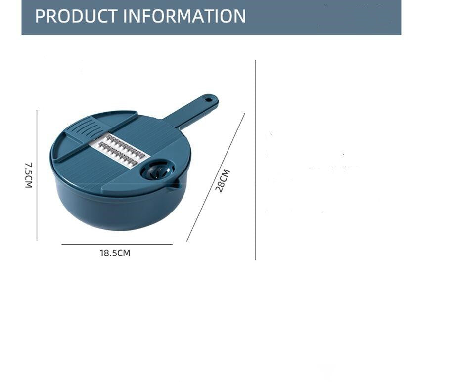 Multifunctional Vegetable Slicer and Grater Tool