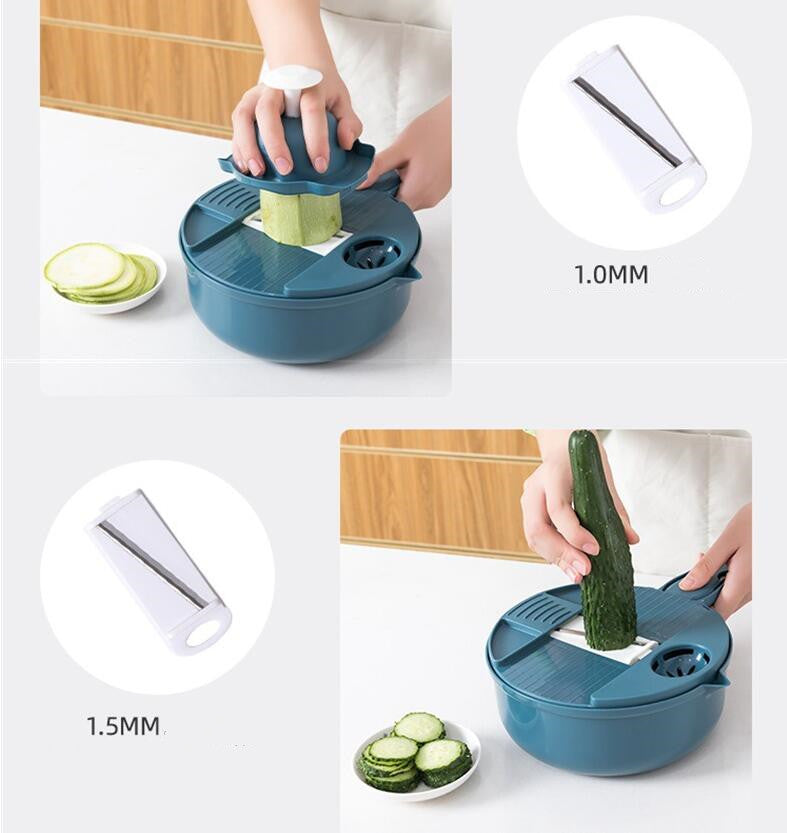 Multifunctional Vegetable Slicer and Grater Tool