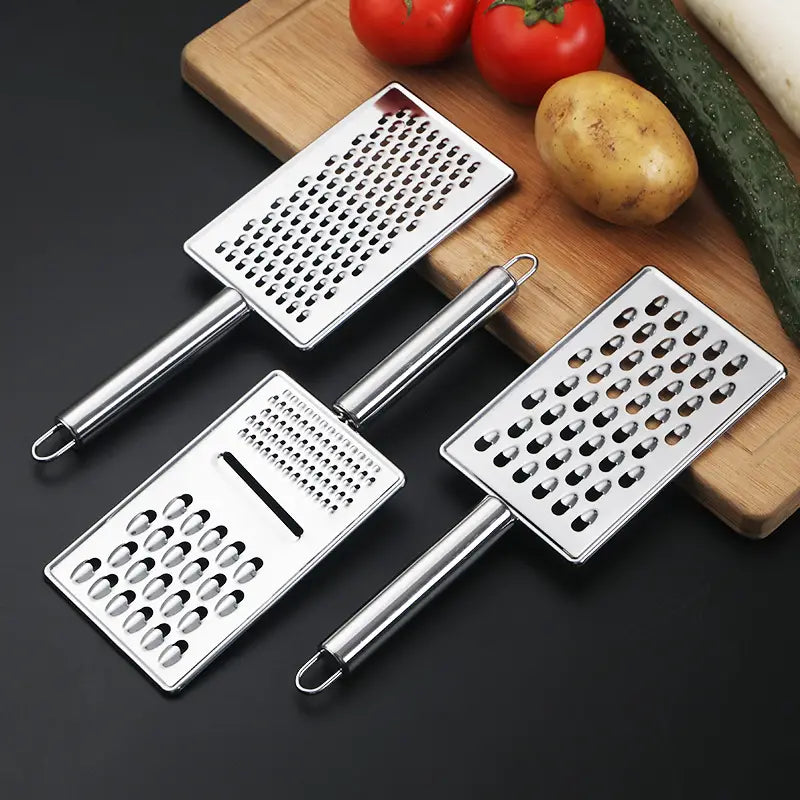 3-Piece Stainless Steel Vegetable Grater Set