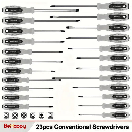 100-Piece Magnetic Screwdriver Set with Rack-1